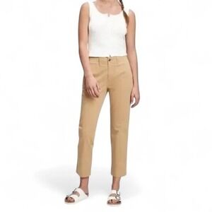 GAP Mojave Tan Khakis – Size 14 | High-Rise Straight Leg Pants | Desert Chic & S